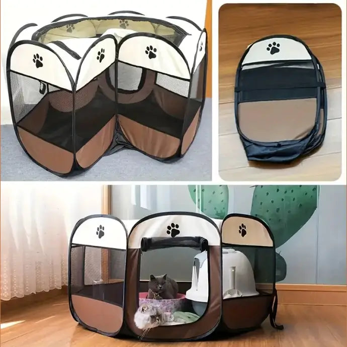 Casinha Portátil Dobrável com Zíper